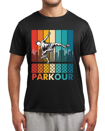 Camiseta deportiva Parkour Deporte Salto Parkur Freerunning Ninja Urbano Vintage - latostadora.com - Modalova