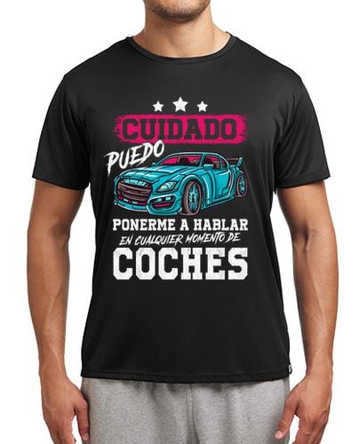 Camiseta deportiva Cuidado Hablo De Coches En Cualquier Momento Tuning Racing Motor laTostadora - latostadora.com - Modalova