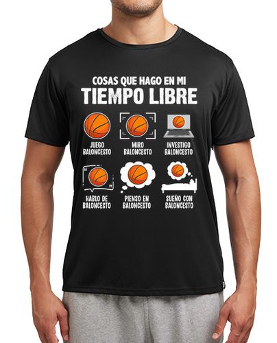 Camiseta Me Encanta el Baloncesto - latostadora.com - Modalova