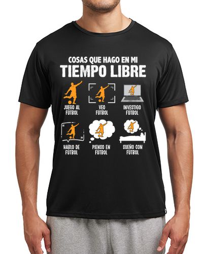 Camiseta deportiva Tiempo Libre Me Encanta El Fútbol Futbolista Deporte Futbolero - latostadora.com - Modalova