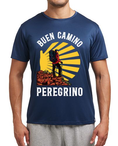 Camiseta deportiva Buen Peregrino Camino De Santiago Galicia Deporte Senderismo laTostadora - latostadora.com - Modalova