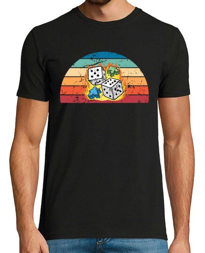 Camiseta retro juegos de mesa puesta de sol jueg - latostadora.com - Modalova
