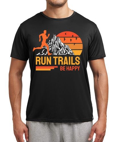 Camiseta deportiva corre senderos sé feliz corredor de sen laTostadora - latostadora.com - Modalova