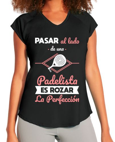 Camiseta deportiva mujer Padelista - rozar la perfección laTostadora - latostadora.com - Modalova