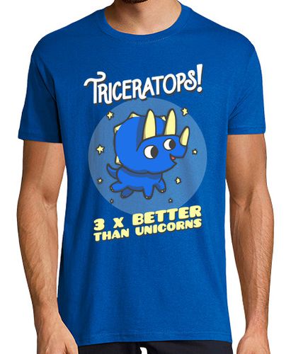 Camiseta triceratops 3 veces mejor que los unicornios - latostadora.com - Modalova