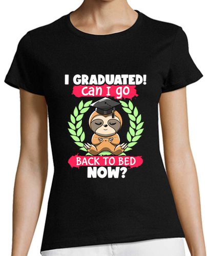 Camiseta mujer gracioso me gradué ¿puedo volver a la c - latostadora.com - Modalova