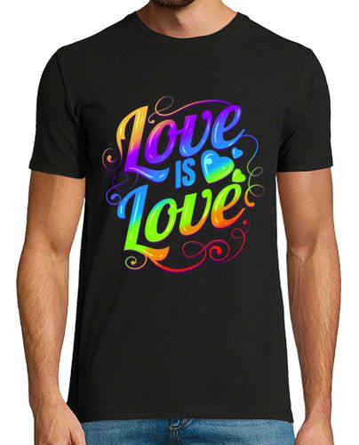 Camiseta colorido amor es amor lgbtq logo orgull - latostadora.com - Modalova