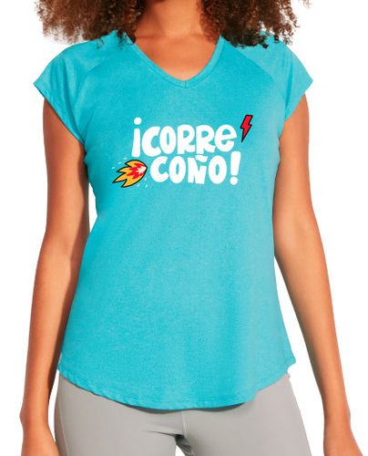 Camiseta Mujer Deportiva Camiseta running CORRE COÑO laTostadora - latostadora.com - Modalova