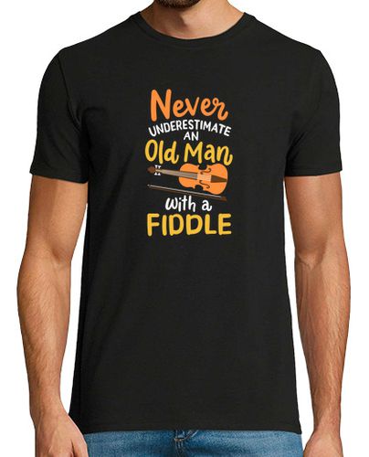 Camiseta Violinist Old Man - latostadora.com - Modalova