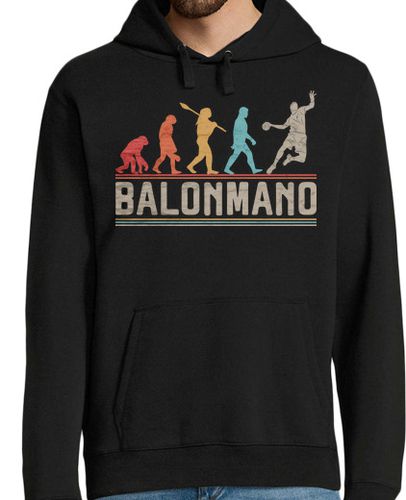 Sudadera Con Capucha Para Hombre evolución del balonmano balonmano laTostadora - latostadora.com - Modalova