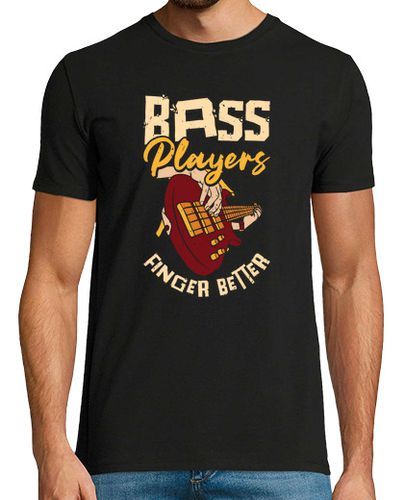 Camiseta Bass Player Finger Bass Guitar Musician - latostadora.com - Modalova