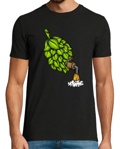 Camiseta amante de la cerveza alcohol bebiendo lúpulo con grifo bebedor de cerveza - latostadora.com - Modalova