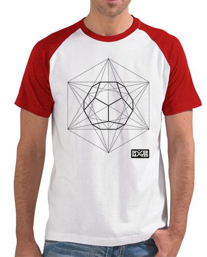 Camiseta Dodecaedro negro - latostadora.com - Modalova