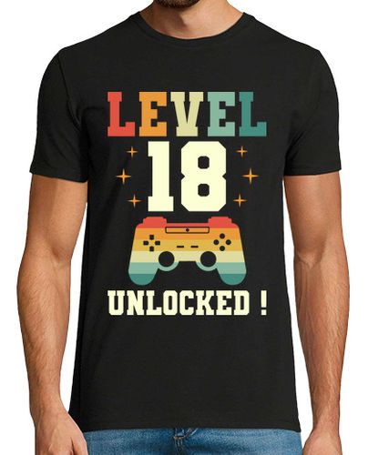 Camiseta Nivel 18 Cumpleaños De Gamer De 18 años - latostadora.com - Modalova