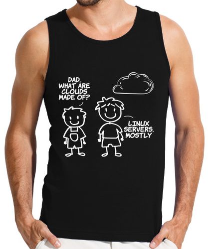 Camiseta Hombre Sin Mangas papa de que estan hechas las nubes laTostadora - latostadora.com - Modalova