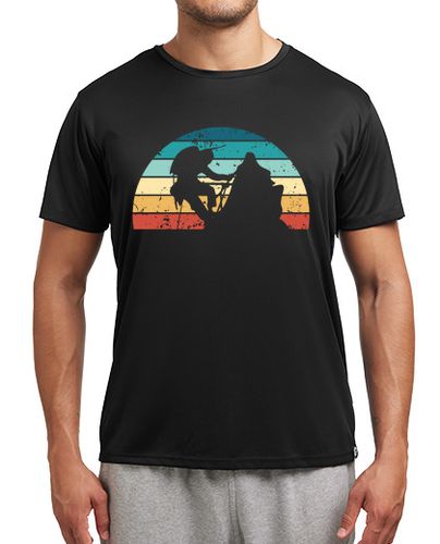 Camiseta deportiva retro escalada atardecer viejo laTostadora - latostadora.com - Modalova