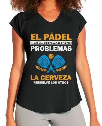 Camiseta deportiva mujer El Pádel Resuelve Mis Problemas Cerveza laTostadora - latostadora.com - Modalova