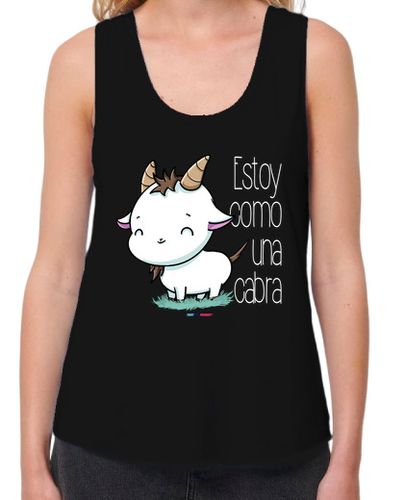 Camiseta mujer Como una cabra -white - latostadora.com - Modalova