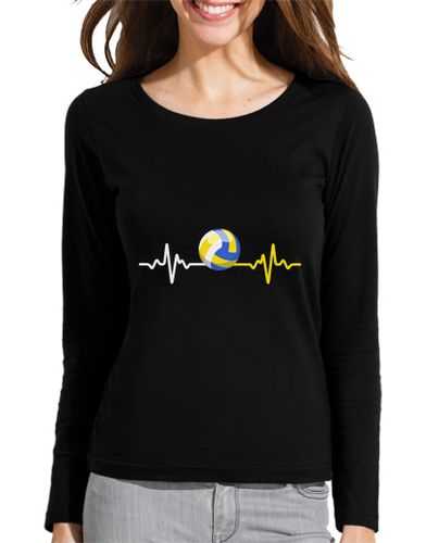 Camiseta mujer voleibol de latidos del corazón - latostadora.com - Modalova