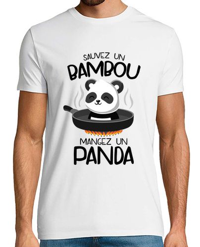 Camiseta Hombre Manga Corta guarda un humor de bambú laTostadora - latostadora.com - Modalova