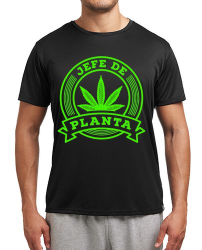 Camiseta deportiva Jefe De Planta Marihuana Música Rasta Reggae Regalo Hippie Weed laTostadora - latostadora.com - Modalova