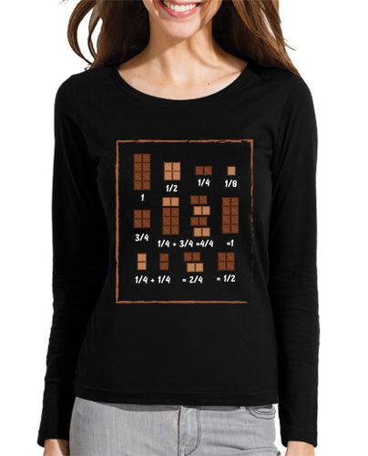 Camiseta mujer chocolate matemáticas matemáticas choco - latostadora.com - Modalova