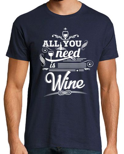 Camiseta All You Need Is Wine. Chico - latostadora.com - Modalova