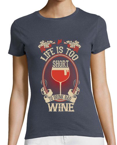 Camiseta mujer Life is too short... chica - latostadora.com - Modalova