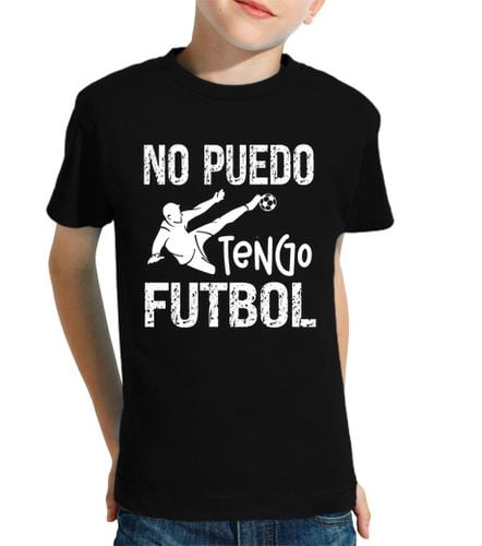 Camiseta Niño Manga Corta No Puedo Tengo Futbol Regalo Divertido laTostadora - latostadora.com - Modalova