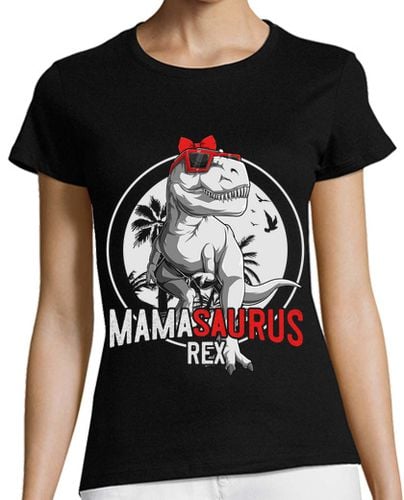 Camiseta mujer mamasaurus mamá dinosaurio regalo de cu laTostadora - latostadora.com - Modalova