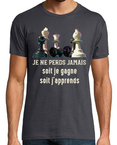 Camiseta nunca pierdo ajedrez - latostadora.com - Modalova