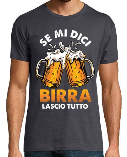 Camiseta si me dices cerveza lo dejo todo - latostadora.com - Modalova