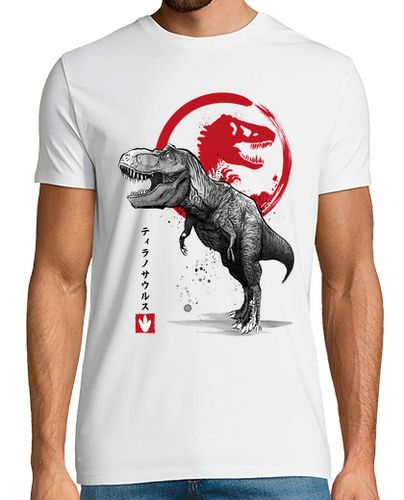 Camiseta Tyrannosaurus sumi e - latostadora.com - Modalova