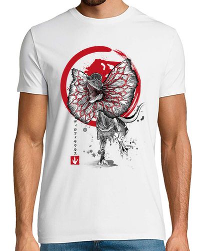 Camiseta Dilophosaurus sumi e laTostadora - latostadora.com - Modalova