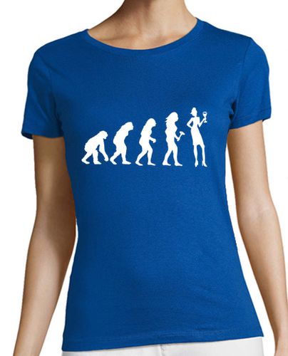Camiseta mujer Winevolution Blue! - latostadora.com - Modalova