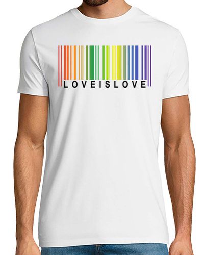 Camiseta Love is Love - Barcode - latostadora.com - Modalova