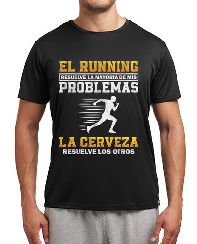 Camiseta deportiva El Running Resuelve Mis Problemas laTostadora - latostadora.com - Modalova