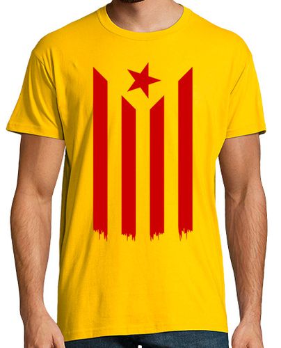 Camiseta Estelada Vermella (Bandera Independentista Catalana) - latostadora.com - Modalova