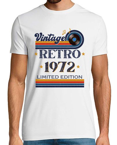 Camiseta vinilo limitado vintage retro 1972 - latostadora.com - Modalova