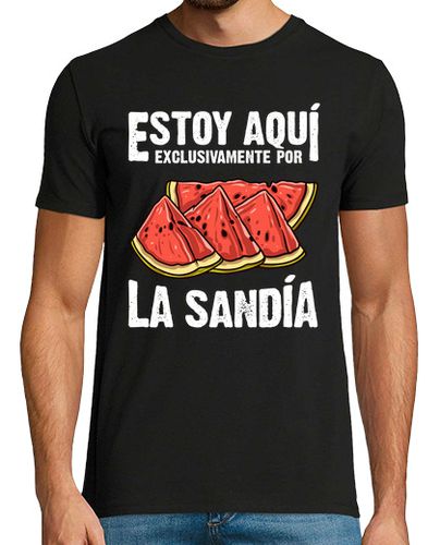 Camiseta Estoy Aquí Por La Sandía Regalo Verano Humor Playa Frutas - latostadora.com - Modalova