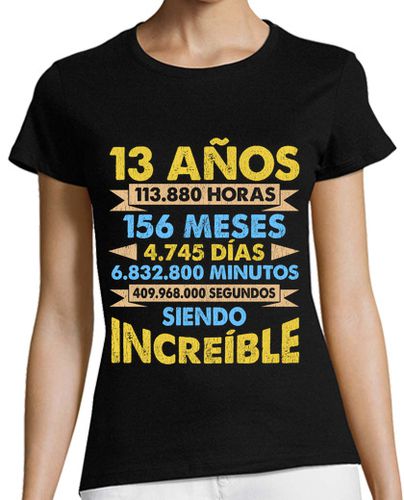 Camiseta mujer 13 Años Regalo de 13 Cumpleaños - latostadora.com - Modalova