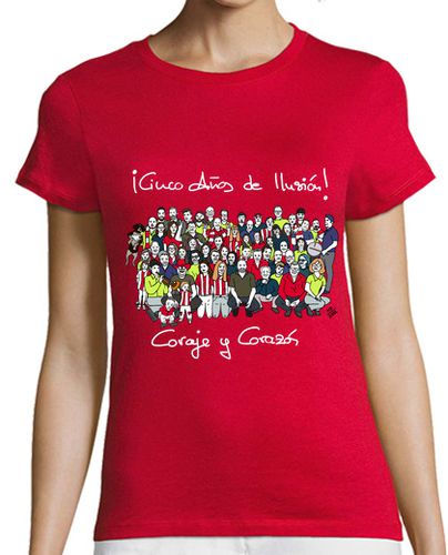 Camiseta mujer Peña Atletica Castañera Grupo UNO delante - latostadora.com - Modalova