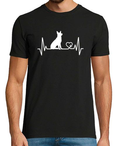 Camiseta pastor alemán latido del corazón ecg frecuencia pulso - latostadora.com - Modalova