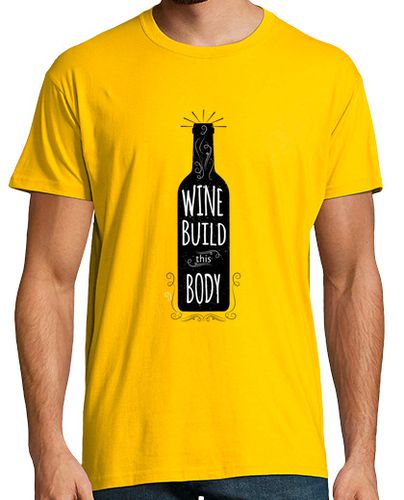 Camiseta Wine Build This Body - Chico - latostadora.com - Modalova