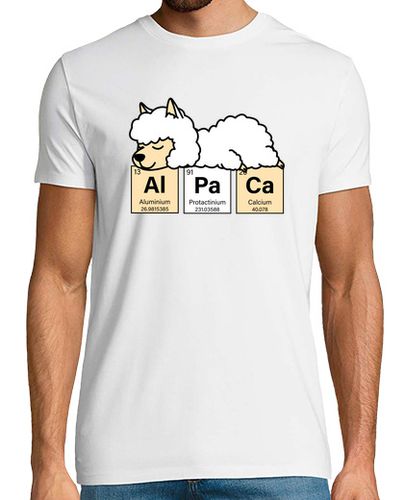 Camiseta alpaca tabla periodica de los elementos guanaco llama alpaca - latostadora.com - Modalova