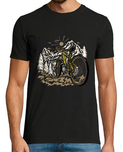 Camiseta Hombre Manga Corta viaje en bicicleta de montaña laTostadora - latostadora.com - Modalova