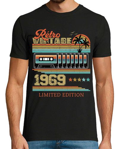 Camiseta casete retro vintage edición 1969 - latostadora.com - Modalova