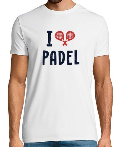 Camiseta i love padel paddleball padel tenis plataforma tenis padel - latostadora.com - Modalova