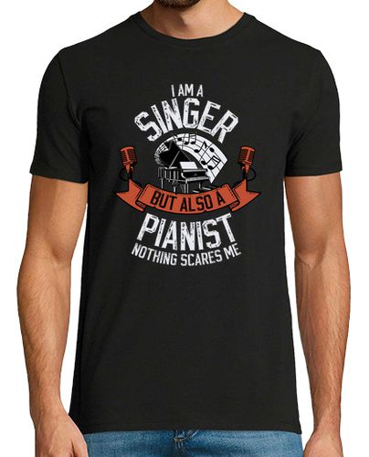 Camiseta Hombre Manga Corta regalo cantante pianista piano de cola laTostadora - latostadora.com - Modalova