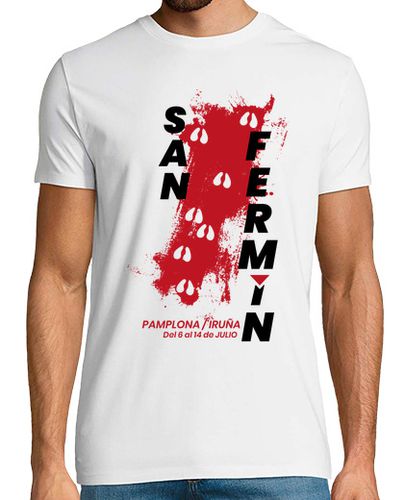 Camiseta San Fermines en la sangre - latostadora.com - Modalova